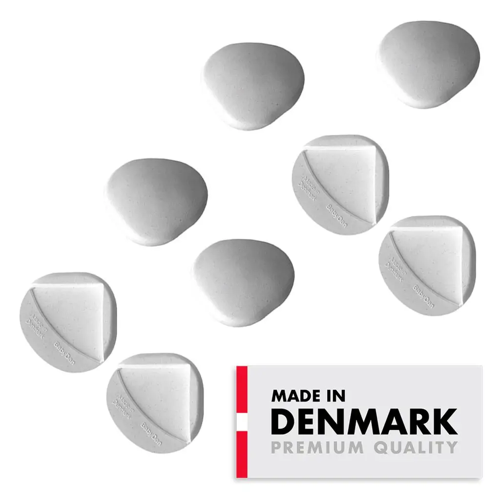 Baby Dan chrániče rohov 8 ks Corner Guard white, BIO