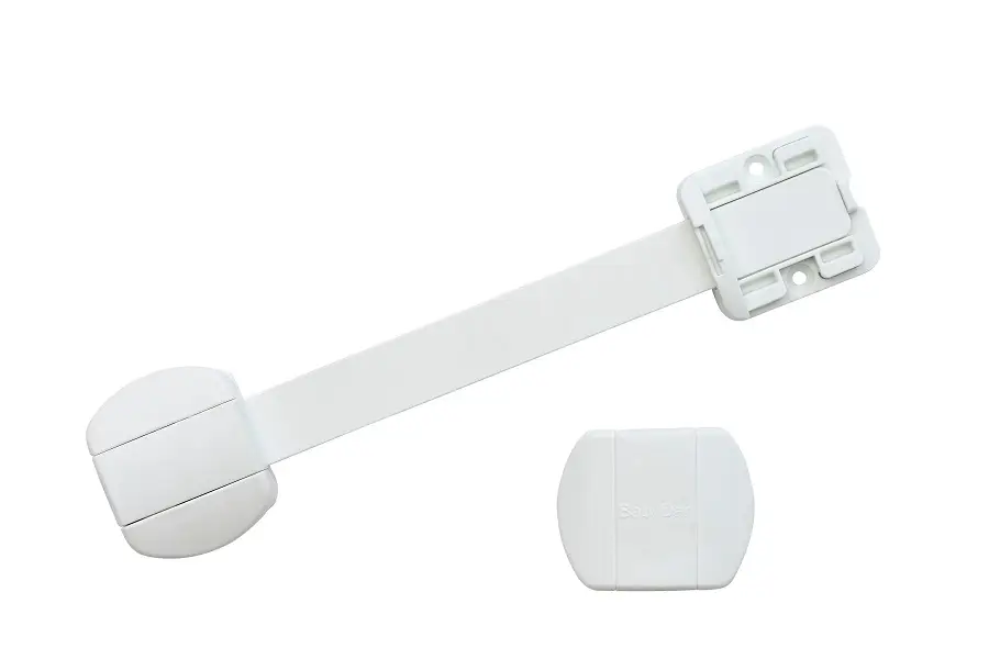 Baby Dan BabyDan univerzálna bezp.uzáver Multi Purpose Lock BIO, biely, 2ks