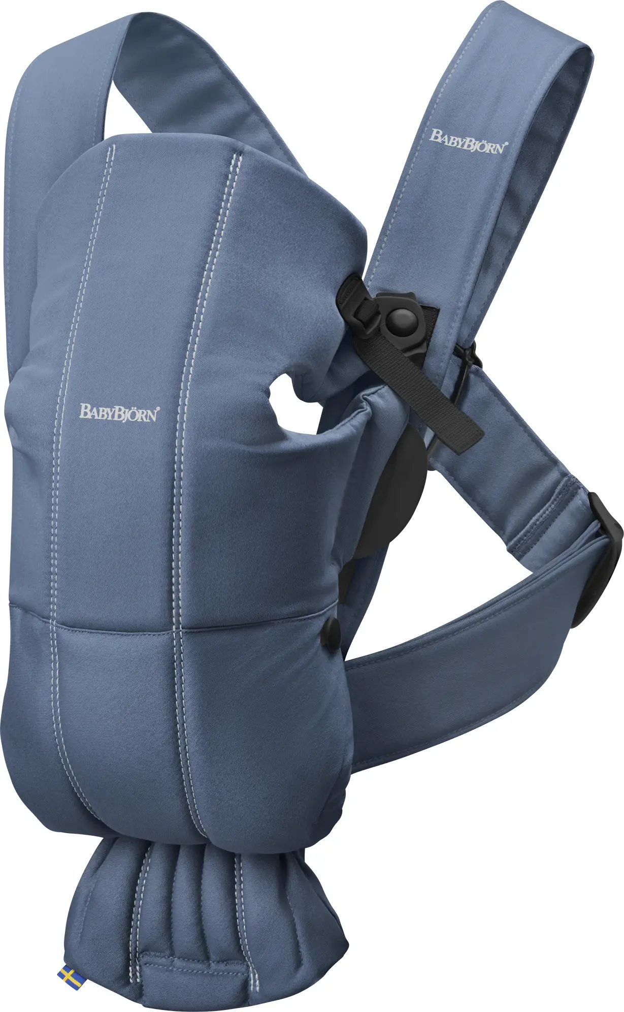 BABYBJORN nosítko MINI Vintage Indigo bavlna