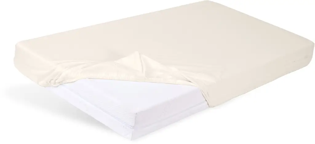 BABYMATEX Plachta napínacia Jersey 60x120cm ecru, slonová kosť