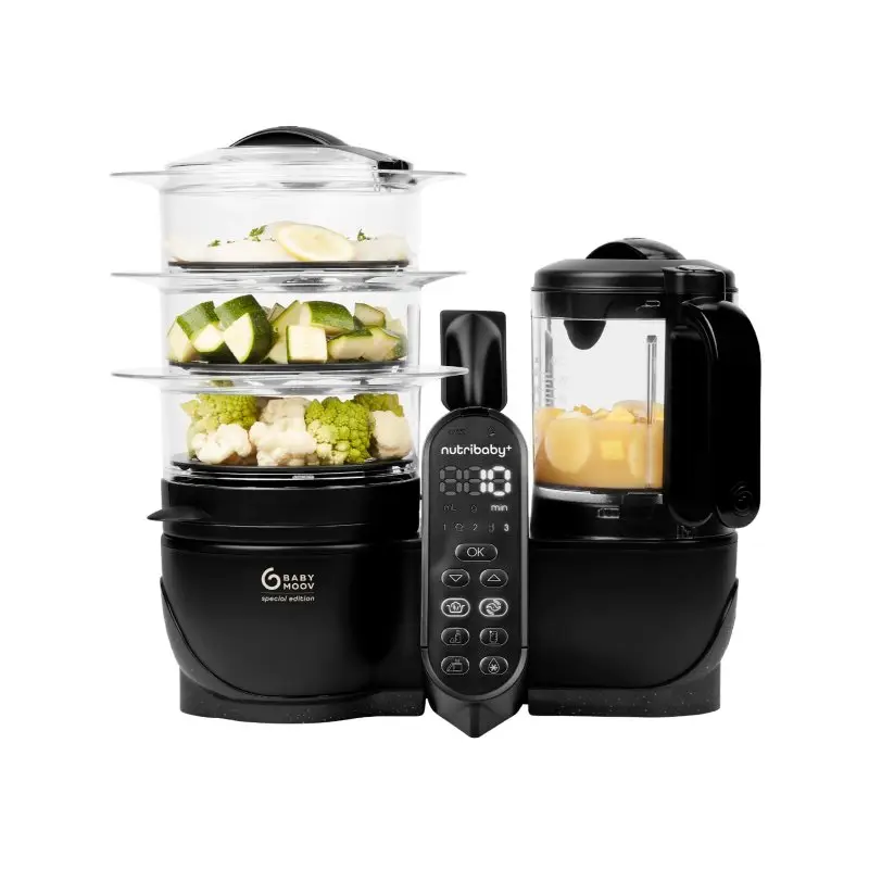 BabyMoov Multifunkčný prístroj Nutribaby+ XL Mineral Black