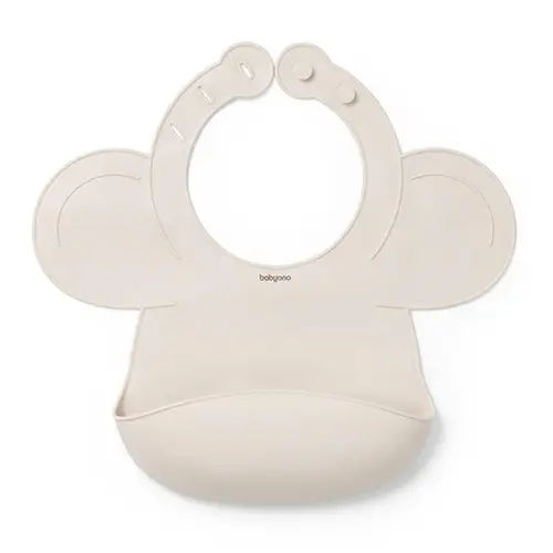 BABYONO Podbradník silikónový - Beige
