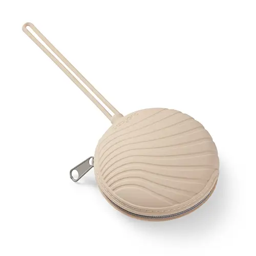 BABYONO Puzdro na cumlík silikónové béžové 0m+