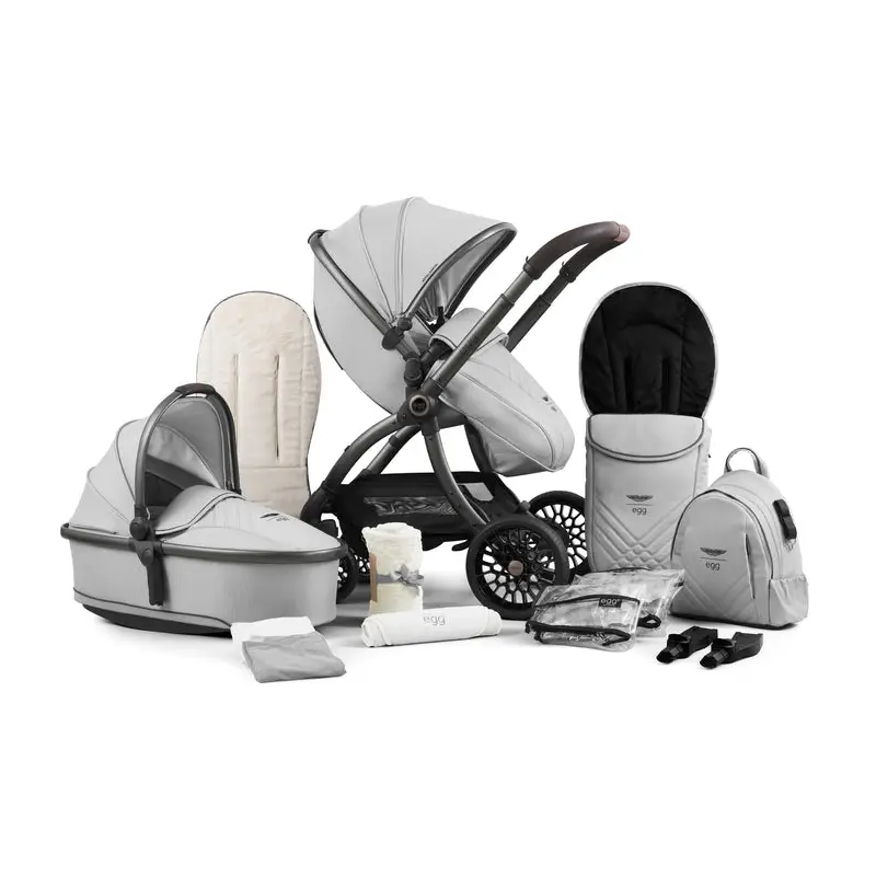 Aston Martin egg3® sada Soft Grey Možné doplňky : podložka - BLACK (černá)