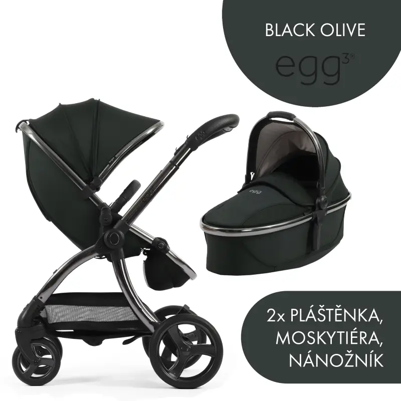 BabyStyle Egg3 set 2 v 1 - Black Olive 2025