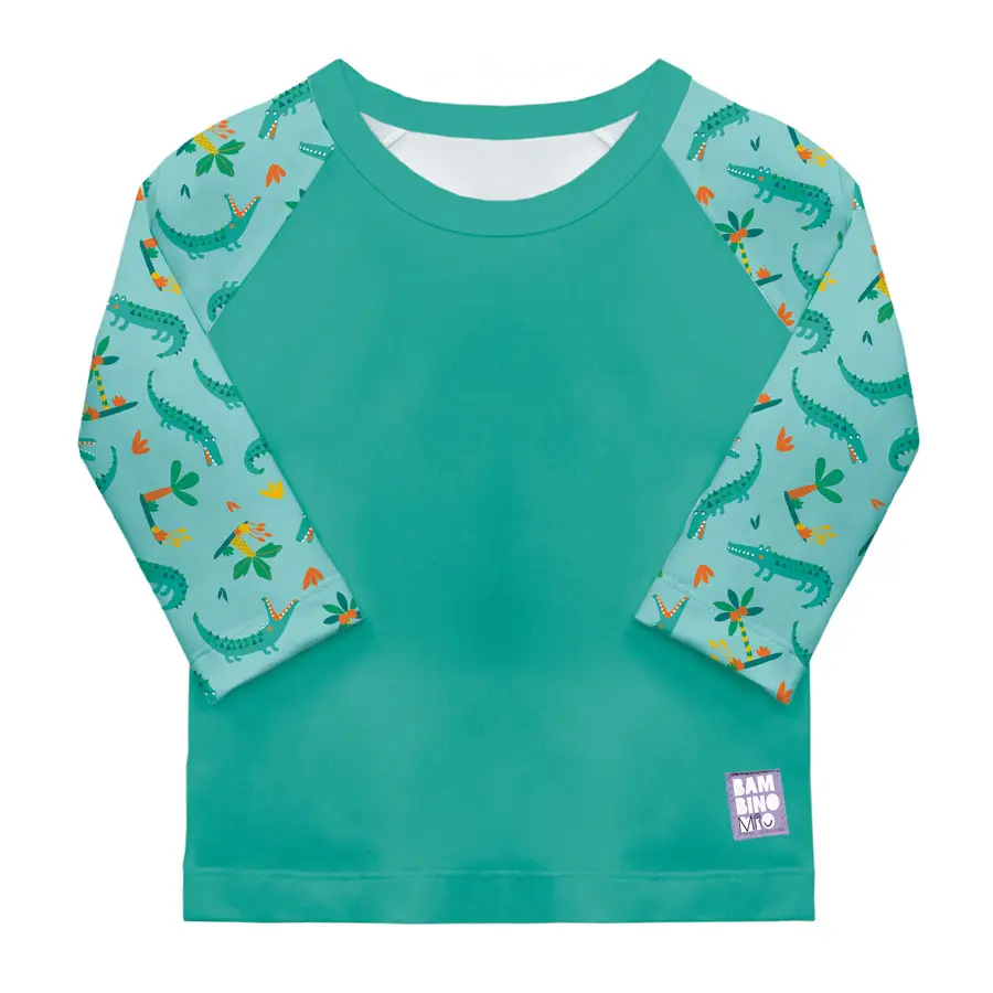 Bambino Mio detské tričko do vody s rukávom Crafty Croc, 1-2 roky