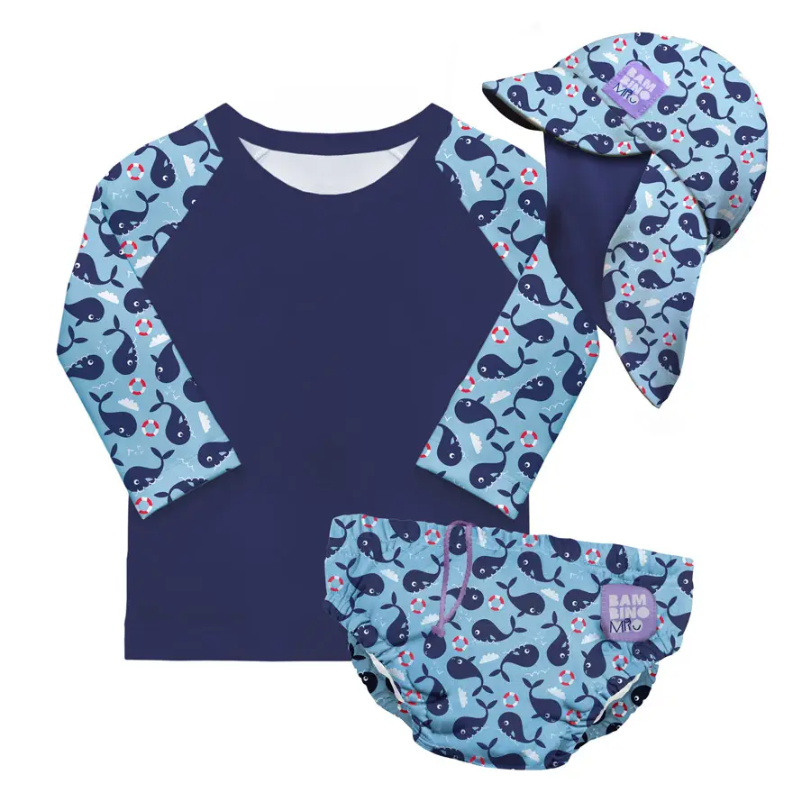 Bambino Mio kúpacia sada BLUE WHALE,  1 - 2 roky
