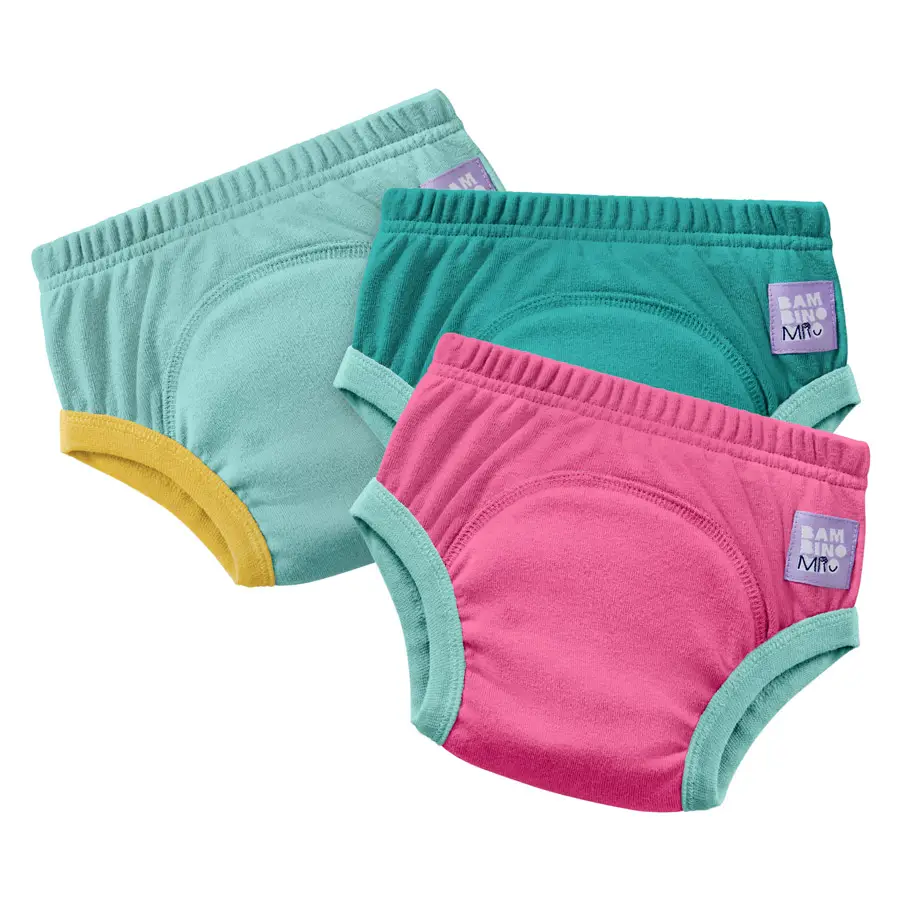 Bambino Mio učiace plienky 2-3 roky 3 balenie, PINK