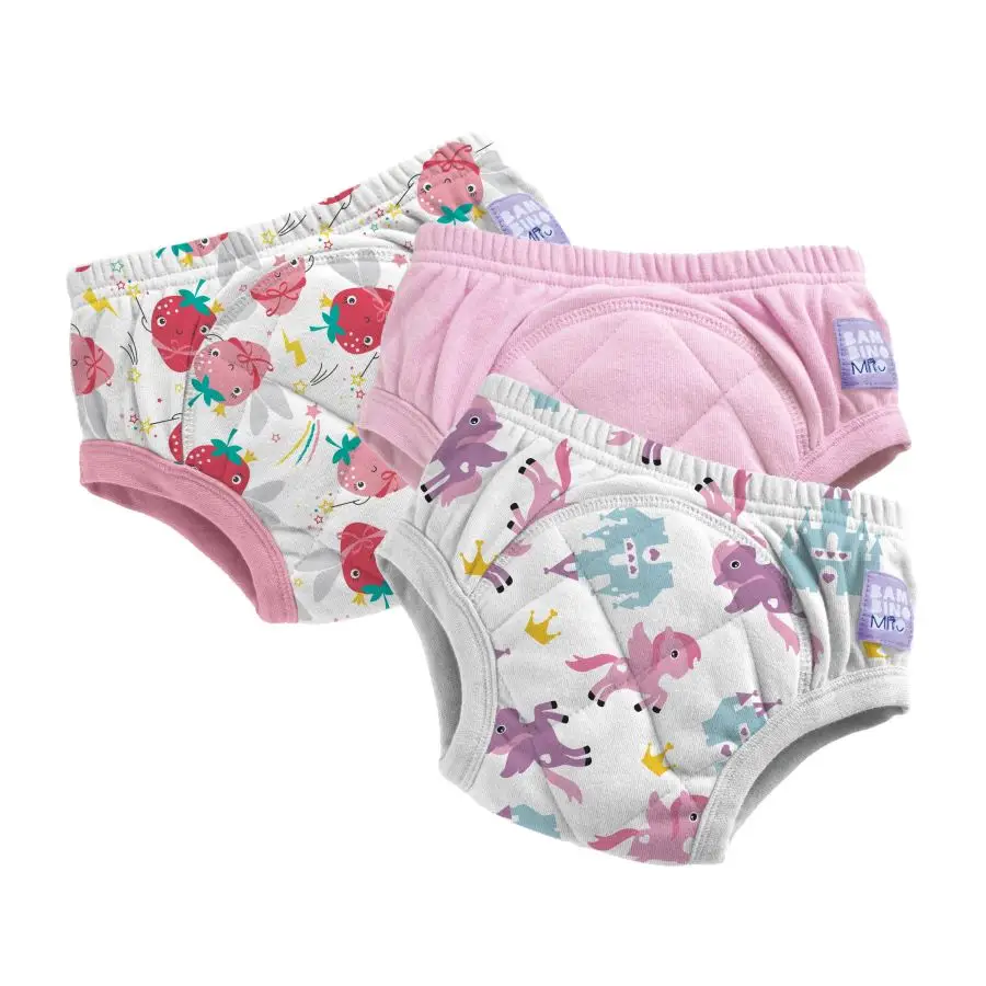 Bambino Mio učící plenky 3-4 roky 3 balení, combo pink, holčičí