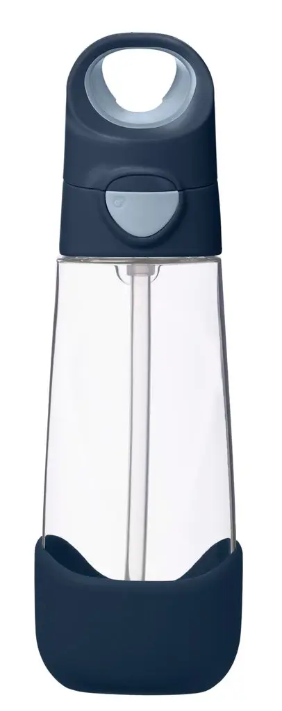 B.BOX Fľaša na pitie so slamkou 600 ml - midnight