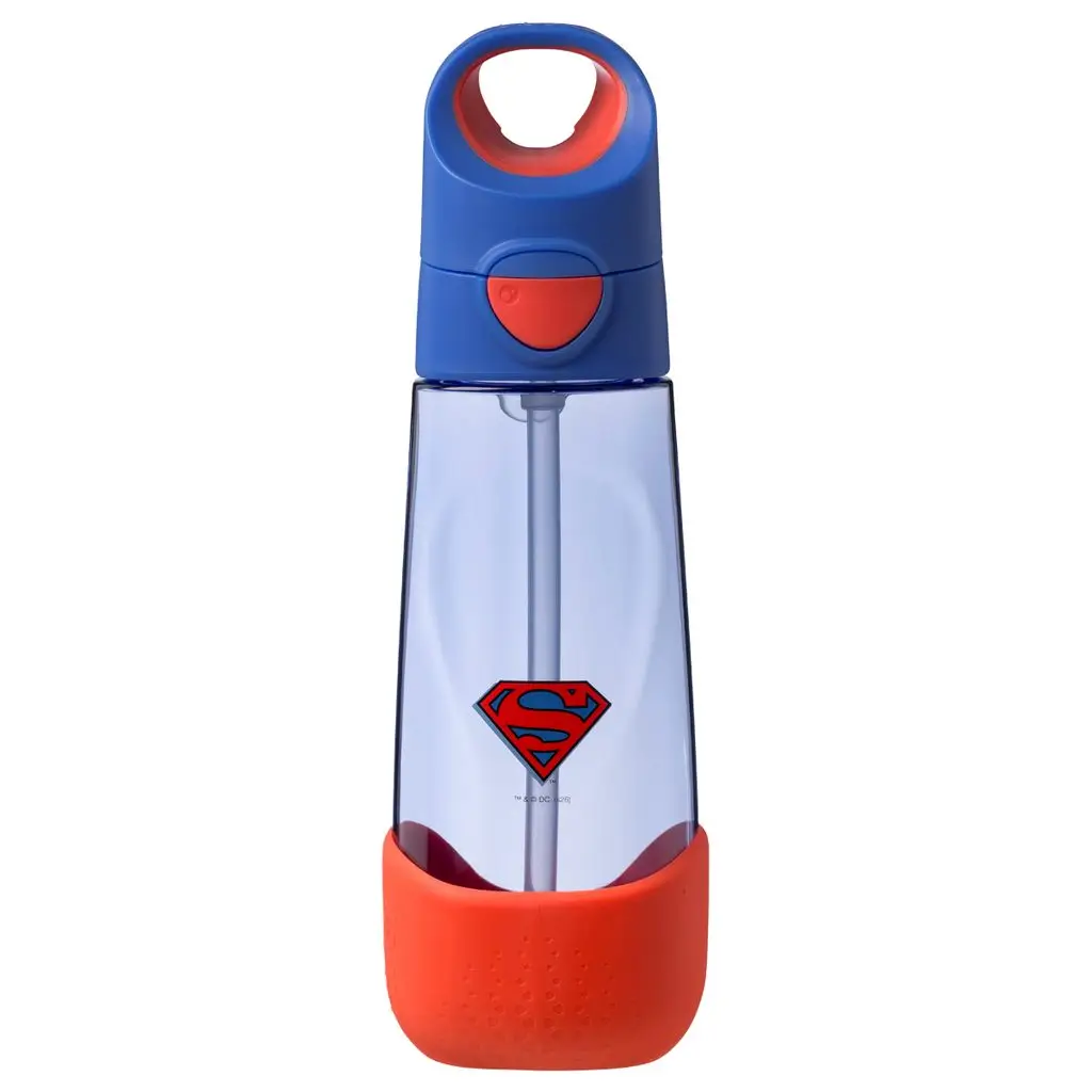 B.BOX Fľaša na pitie so slamkou 600 ml - Superman