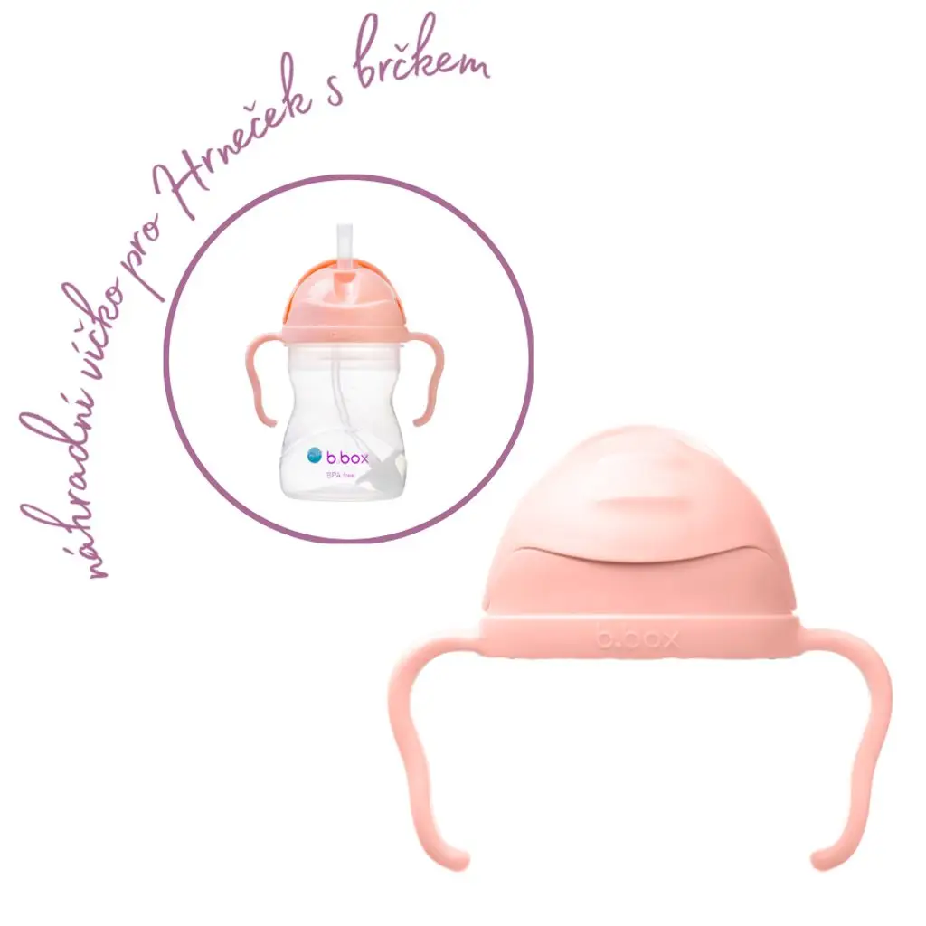 B.BOX Náhradné veľké viečko pre Hrnček so slamkou - GELATO tutti frutti