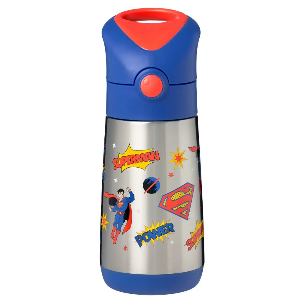B.BOX Termofľaša so slamkou 350 ml - Superman