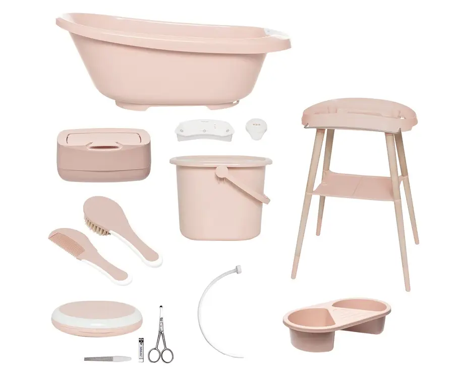 Bébé-Jou Digitálna kúpacia sada Sense Plus 8 dielna Dreamy Pink