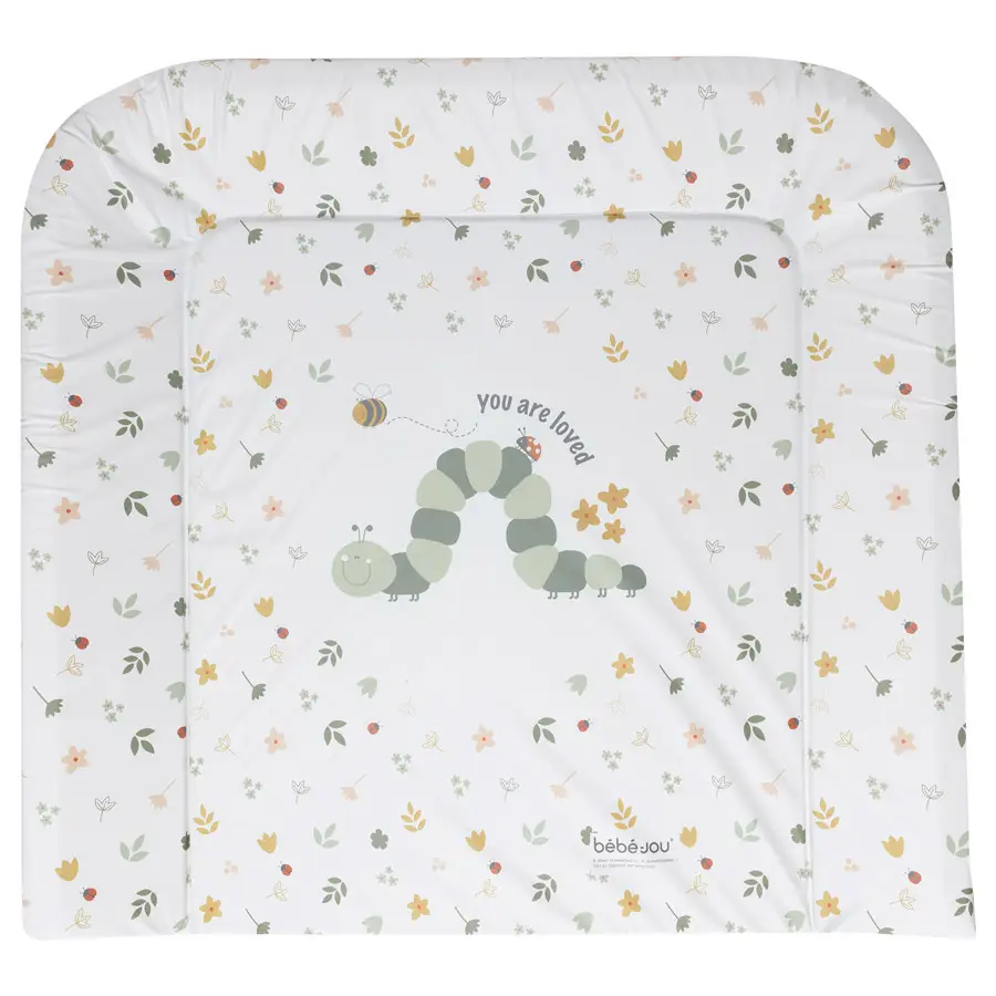 xBébé-Jou Prebaľovacia Podložka trojstranná Bohemian Garden, 72x77cm, rozbalené