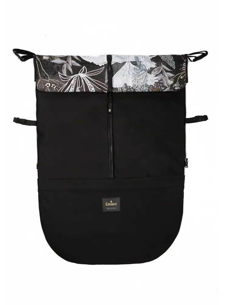 Jarní/Podzimní nepadací deka ZIBIE Black + Bloomora