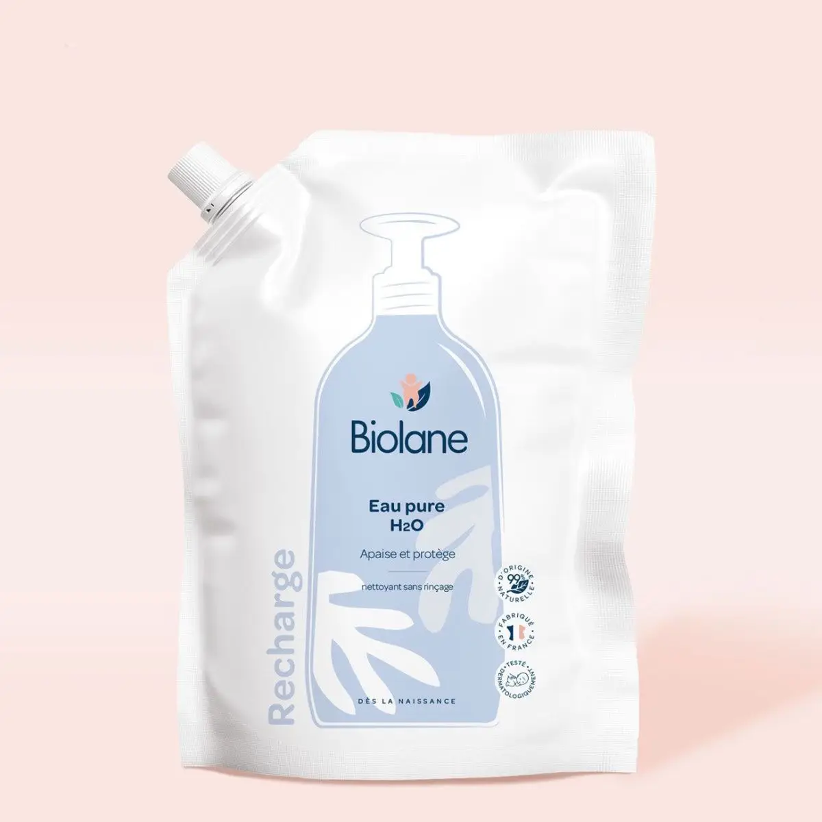 Ekologická náhradná náplň  - čistiaca voda bez oplachovania H2O 750ml