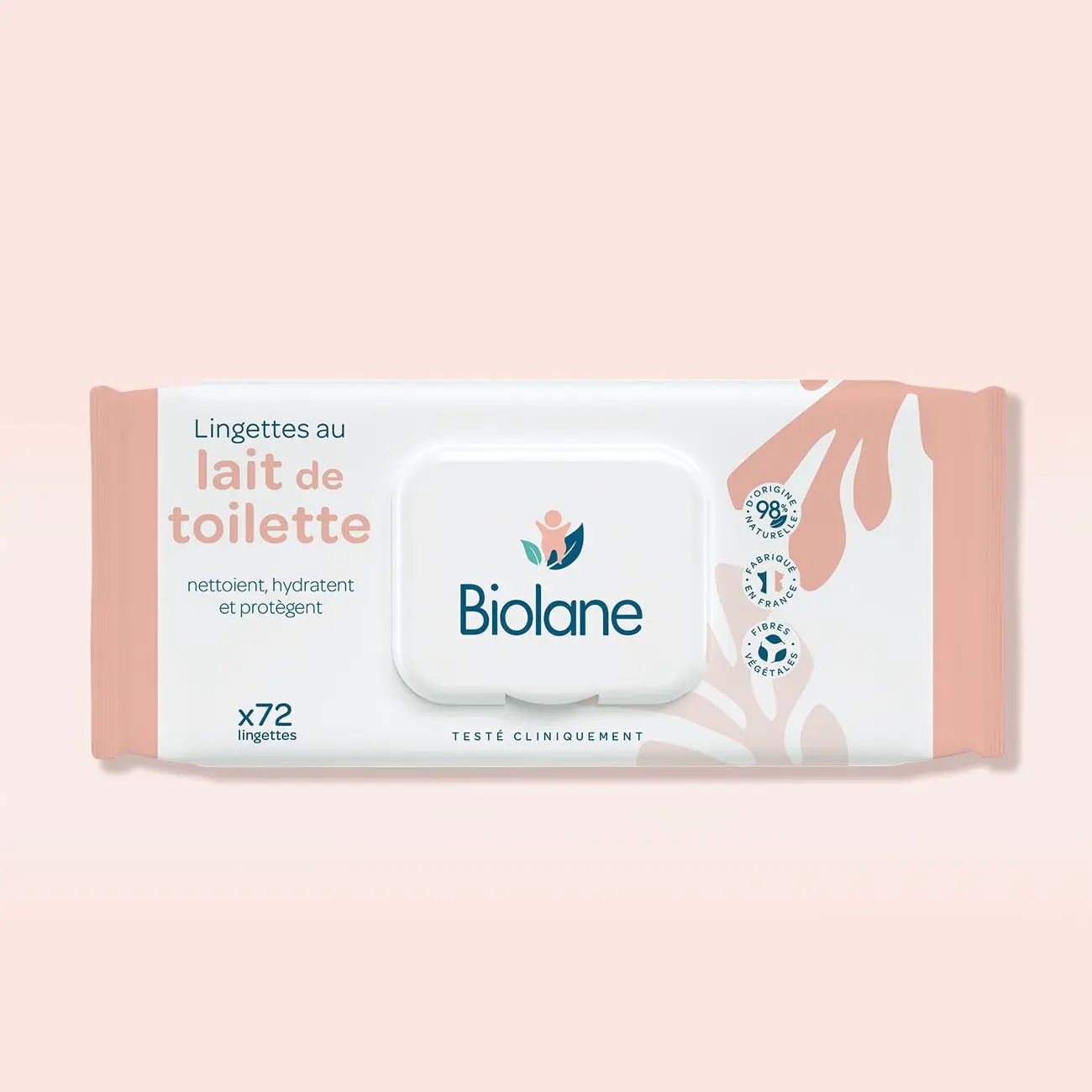 Biolane Utierky s telovým mliekom-72 obrúskov