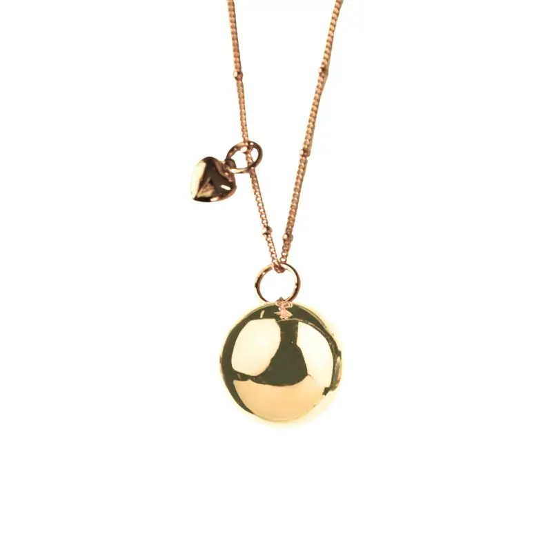 Bola Tehotenská rolnička HEARTBEAT Gold