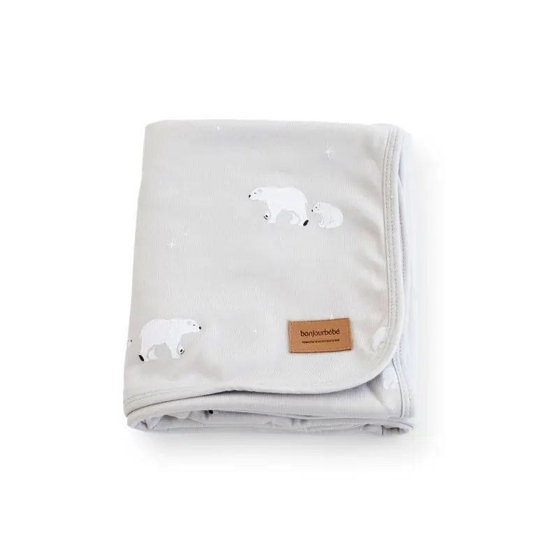 Bonjourbébé Detská bavlnená deka Polaris Grey