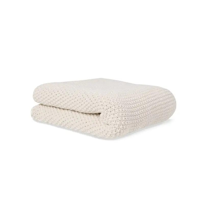 Bonjourbébé Detská pletená deka z organickej bavlny Beige