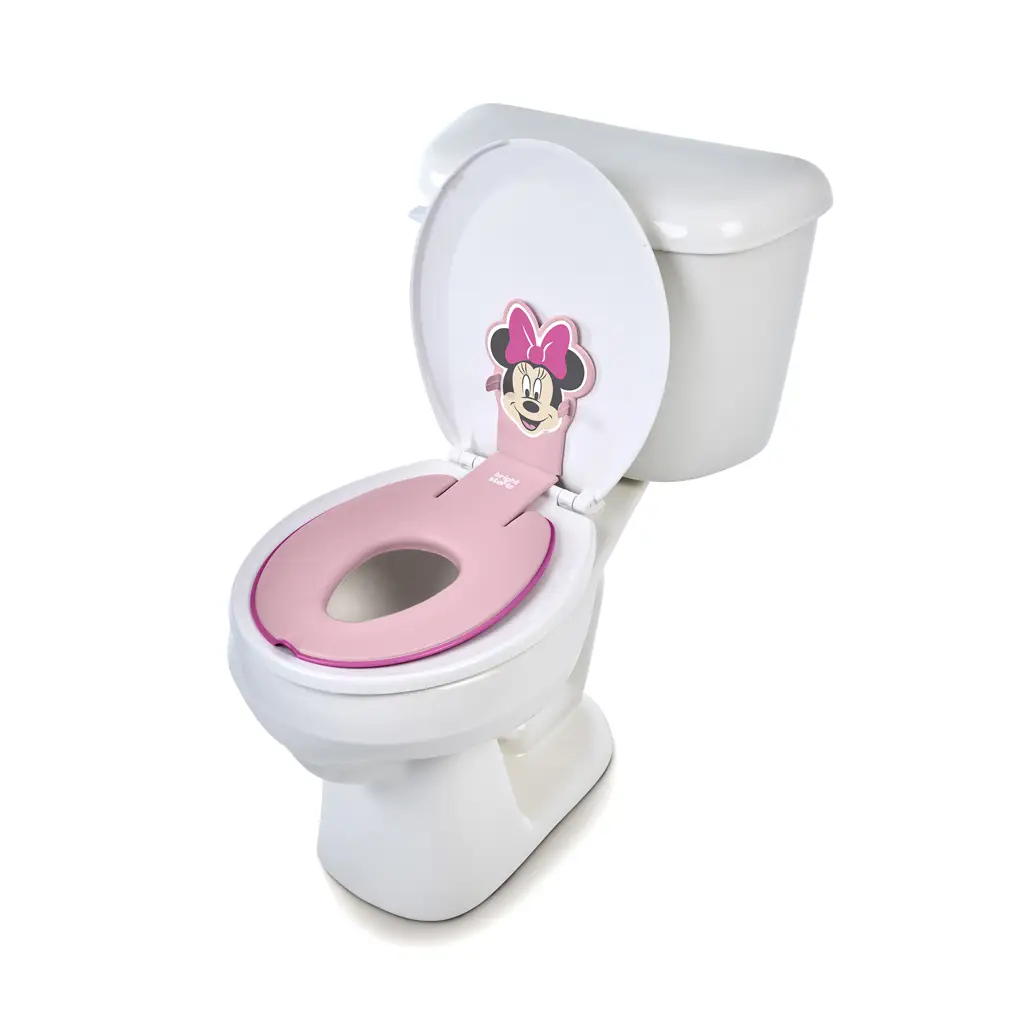 BRIGHT STARTS Redukce na WC nalepovací Flip & Sit™ MINNIE MOUSE™ 18m+, do 23kg