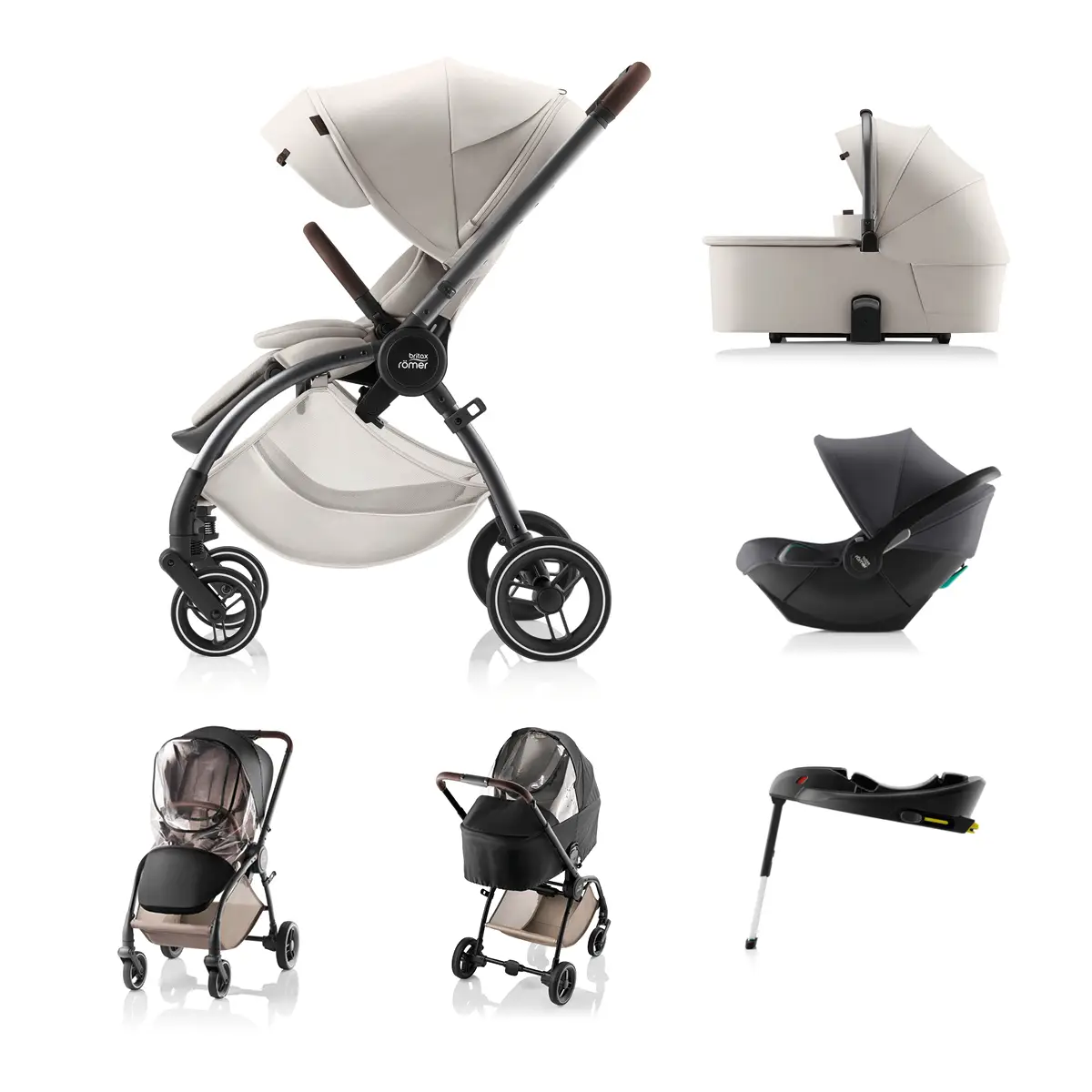 BRITAX Akčná sada kočíka Rio Lux, Soft Taupe