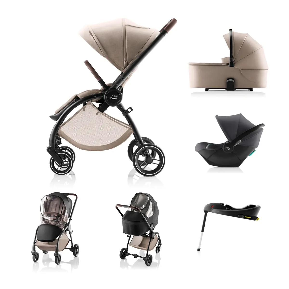BRITAX Akčná sada kočíka Rio Style, Teak