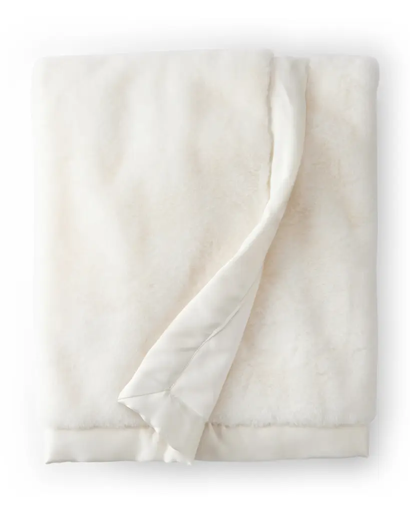 CARTER'S Deka umelá kožušinka White 80x110 cm