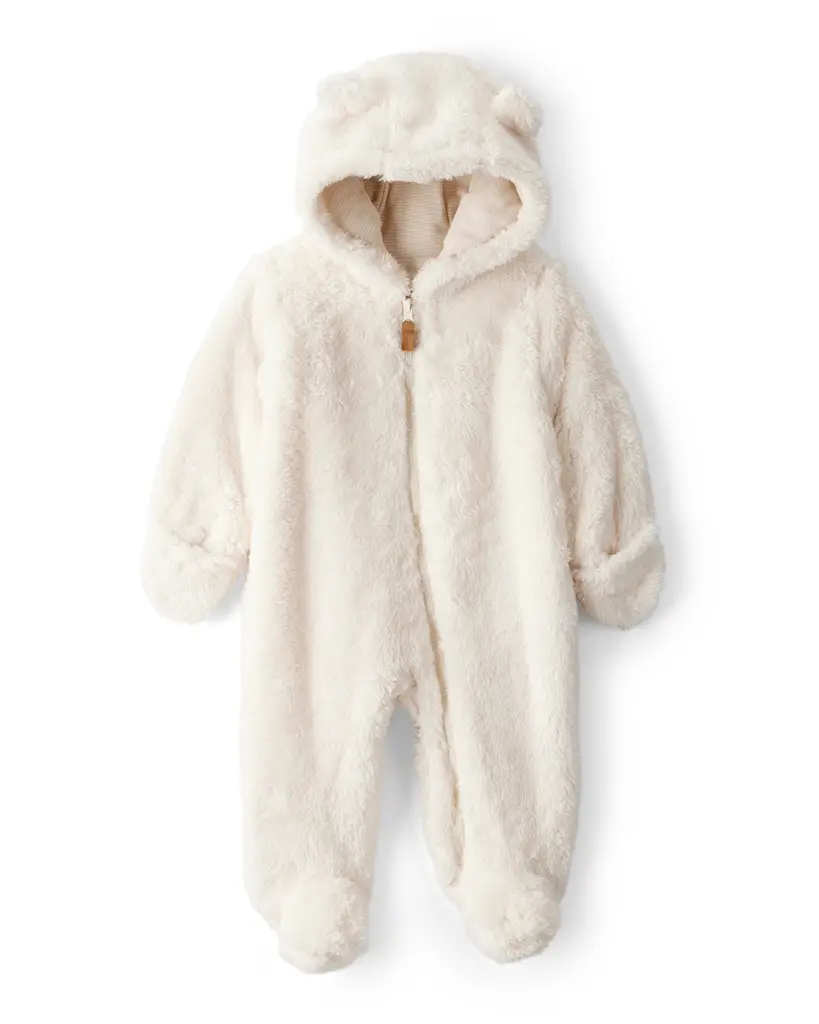 CARTER'S Kombinéza Sherpa na zips ivory uni 9m/veľ.74