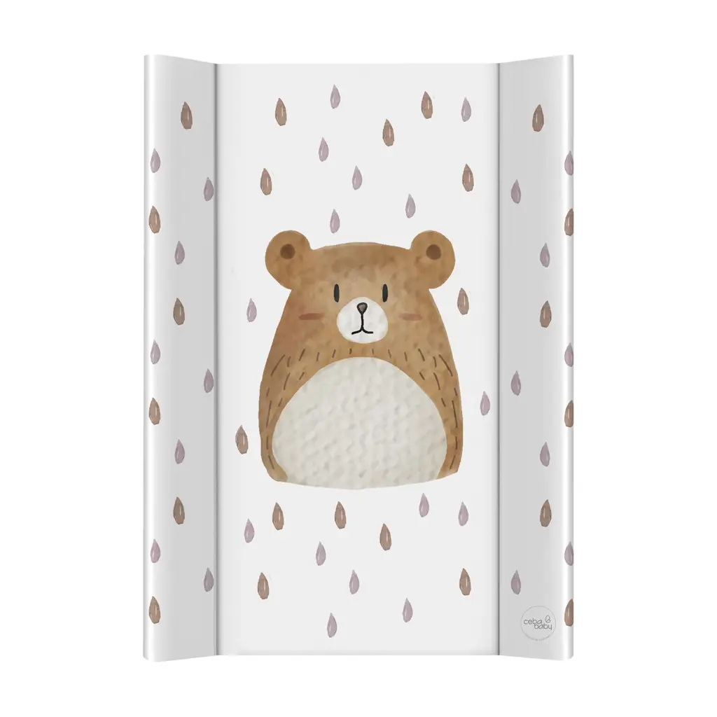 CEBA BABY Podložka prebaľovacia 2-hranná mäkká (50x70) Basic Bear Buddy