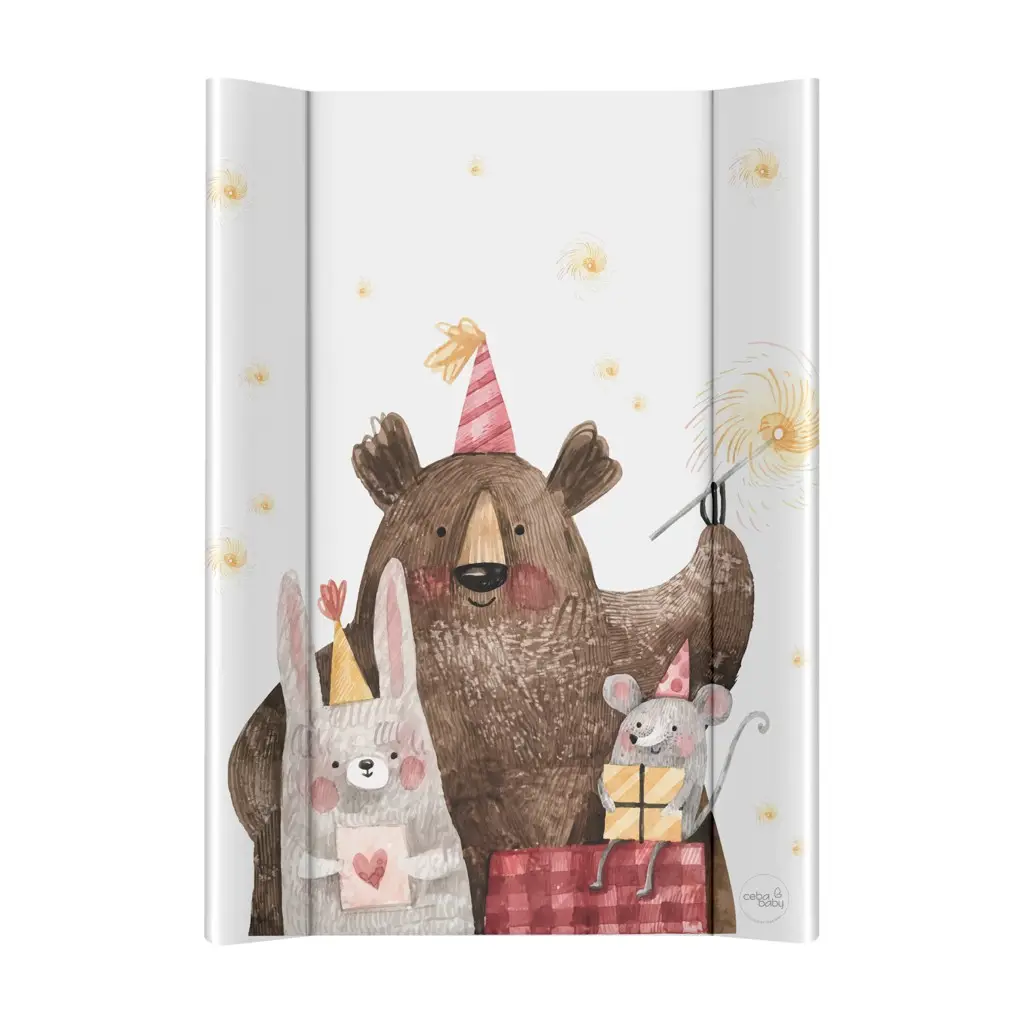 CEBA BABY Podložka prebaľovacia 2-hranná mäkká (50x70) Basic Celebration