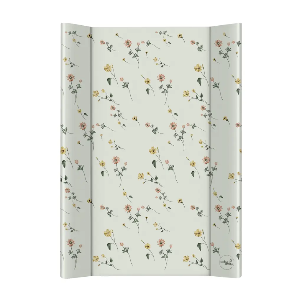 CEBA BABY Podložka prebaľovacia 2-hranná mäkká (50x70) Basic Floral Breeze