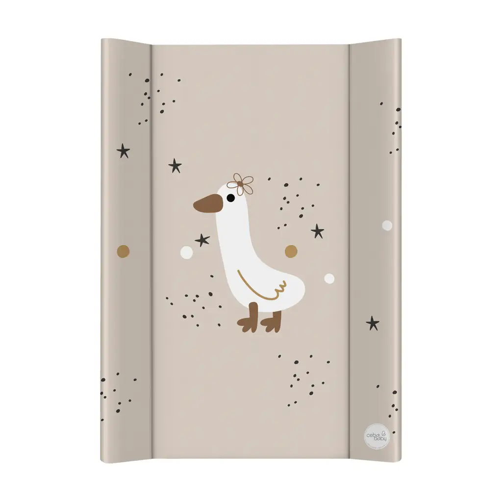 CEBA BABY Podložka prebaľovacia 2-hranná mäkká (50x70) Basic Star Duck