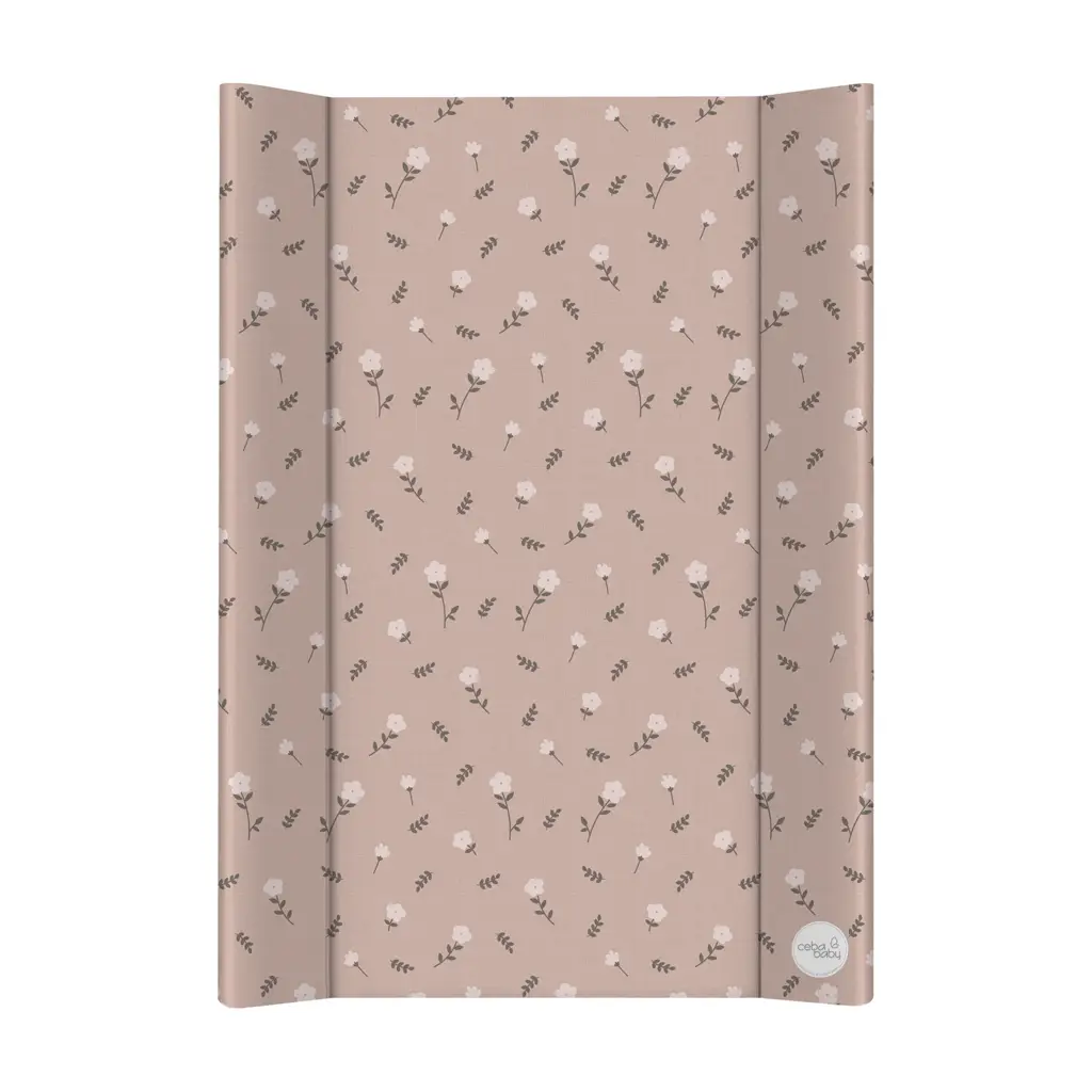 CEBA BABY Podložka prebaľovacia 2-hranná s pevnou doskou (50x70) Basic Petite Blossoms
