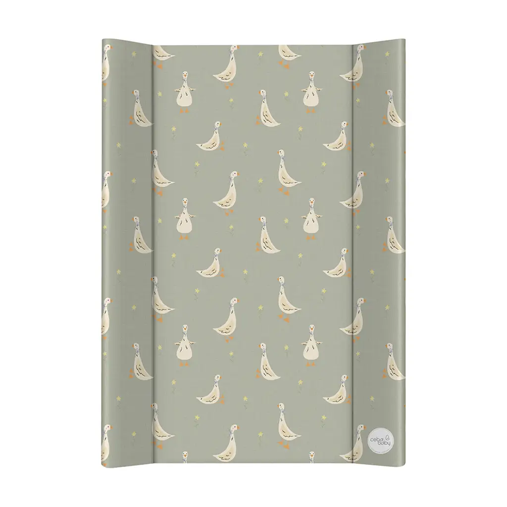 CEBA BABY Podložka prebaľovacia 2-hranná s pevnou doskou (50x70) Ultra Light Little Ducks