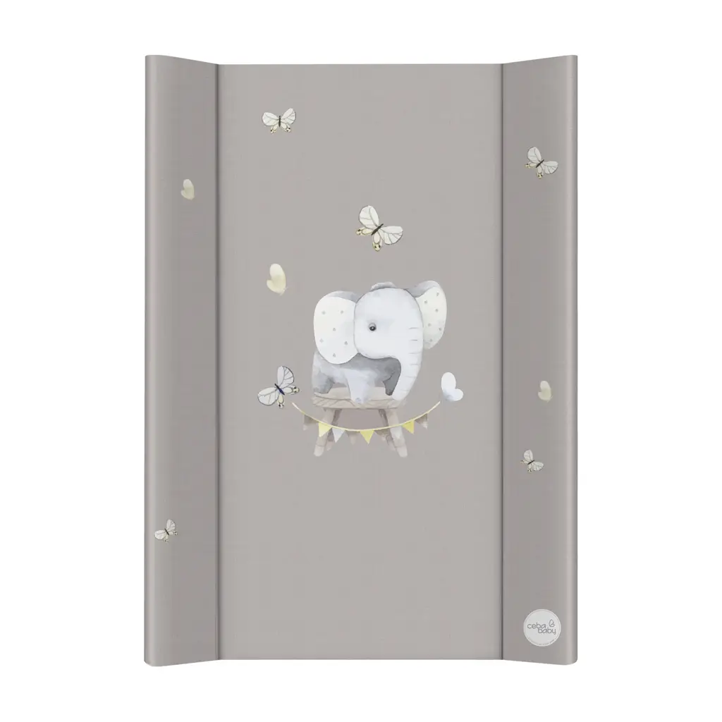 CEBA BABY Podložka prebaľovacia 2-hranná s pevnou doskou (50x70) Ultra Light Little Elephant