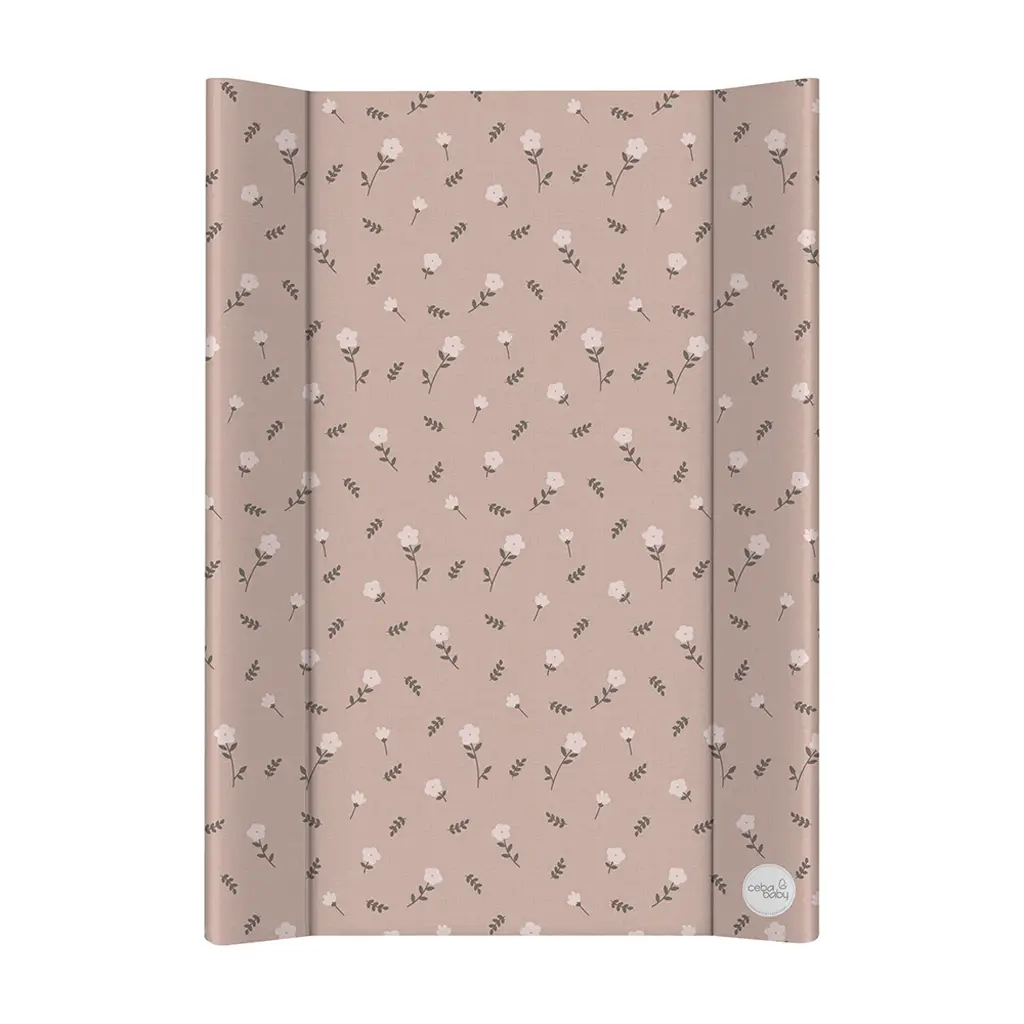 CEBA BABY Podložka přebalovací 2-hranná s pevnou deskou (50x70)Ultra Light Petite Blossoms