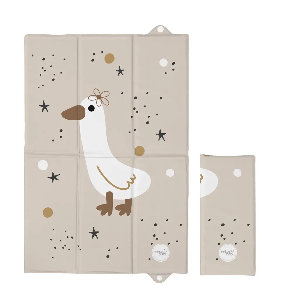 CEBA BABY Podložka prebaľovacia cestovná (60x40) Basic Star Duck
