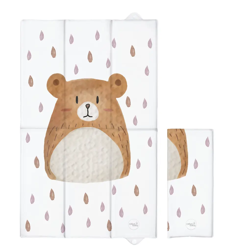 CEBA BABY Podložka prebaľovacia cestovná (80x50) Basic Bear Buddy