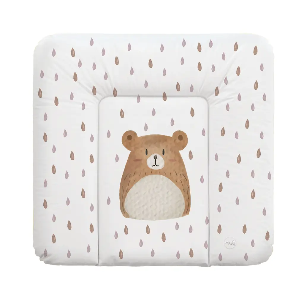 CEBA BABY Podložka prebaľovacia mäkká stredná (75x72) Basic Bear Buddy