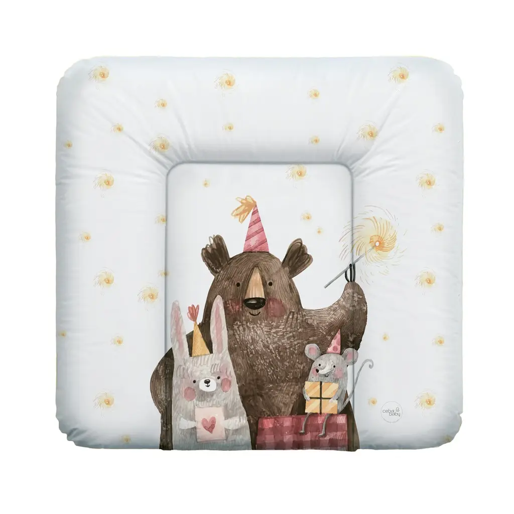 CEBA BABY Podložka prebaľovacia mäkká stredná (75x72) Basic Celebration