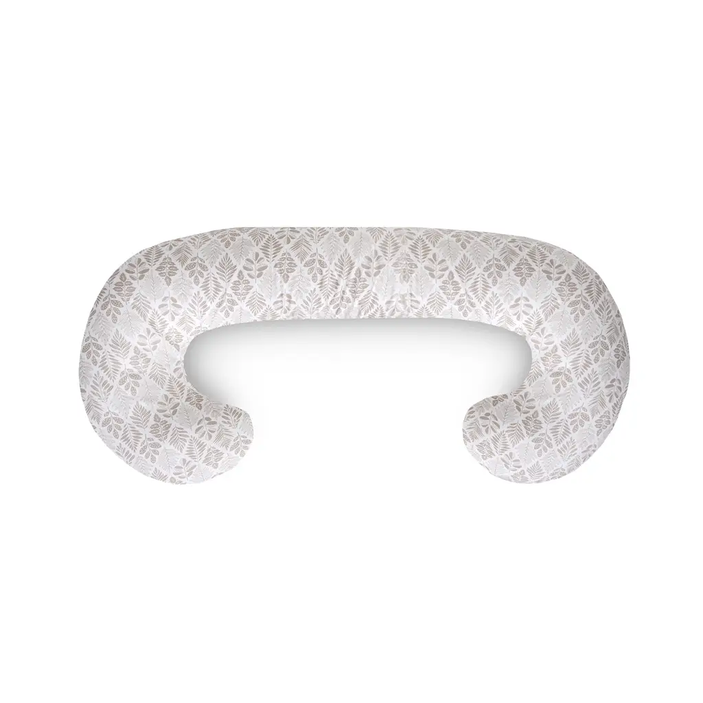 CEBA Vankúš na dojčenie Cebuška Duo Žerzej Brown Leaves 300 cm