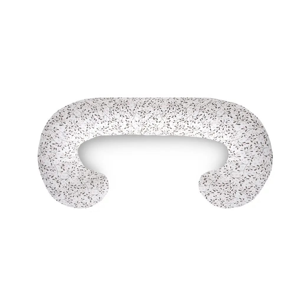 CEBA Vankúš na dojčenie Cebuška Duo Žerzej Tiny Leaves 300 cm