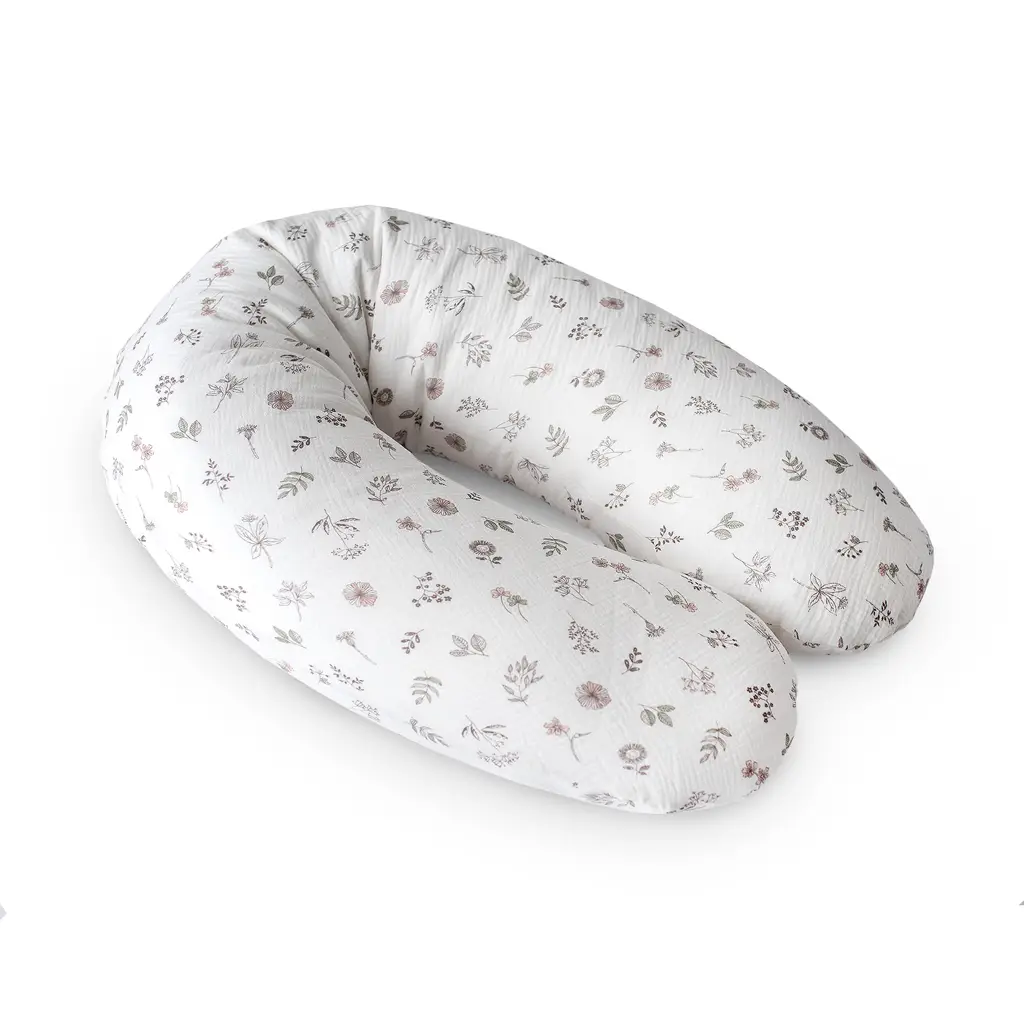 CEBA Vankúš na dojčenie Cebuška Multi Mušelín Small Twigs 190 cm