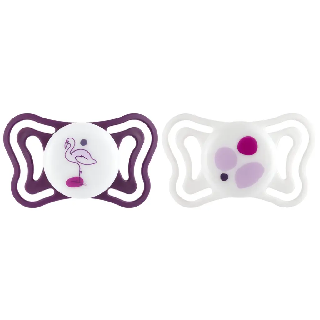 CHICCO Dudlíky Physioforma Light silikonové ortodontické růžové 16-36m, 2 ks