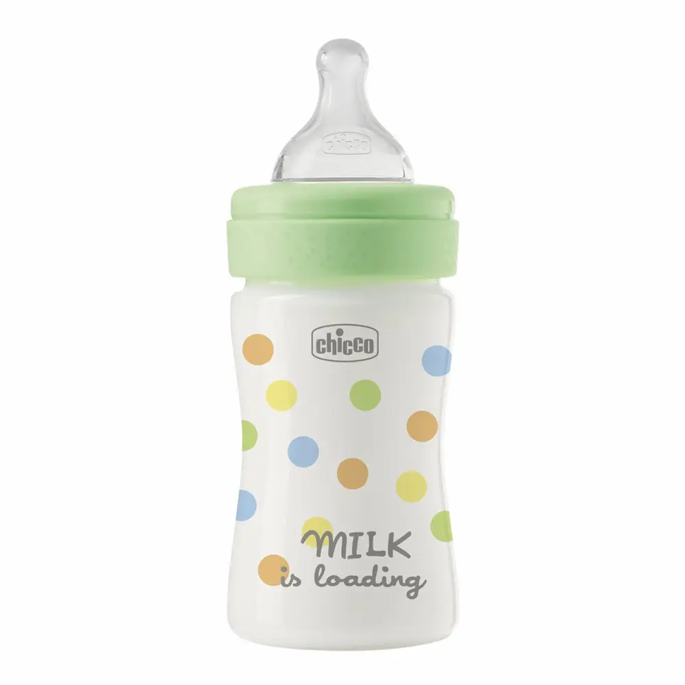 CHICCO Fľaša dojčenská Perfect Easy 150 ml slow silikón neutral 0m+
