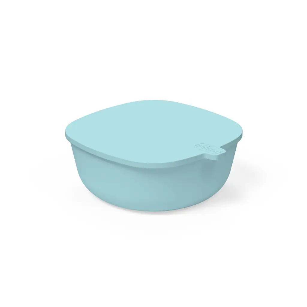 CHICCO Miska s vekom stohovateľná blue 6m+