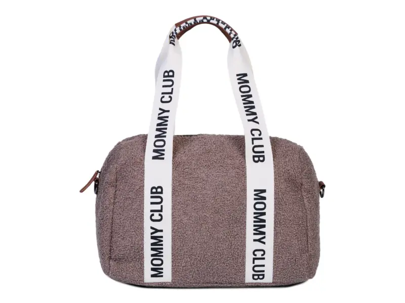 Childhome Prebaľovacia taška Mommy Club Signature Teddy Soft Brown
