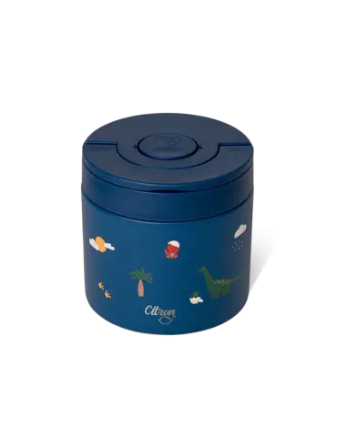 Citron Nerezová nádoba na jedlo 350ml - Blue Dino